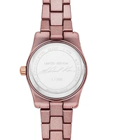 Michael Kors Women's Limited Edition Lexington Three-Hand Smokey Rose Stainless Steel Watch, 26mm