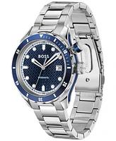 Hugo Boss Men's Bossmatic Silver Stainless Steel Watch