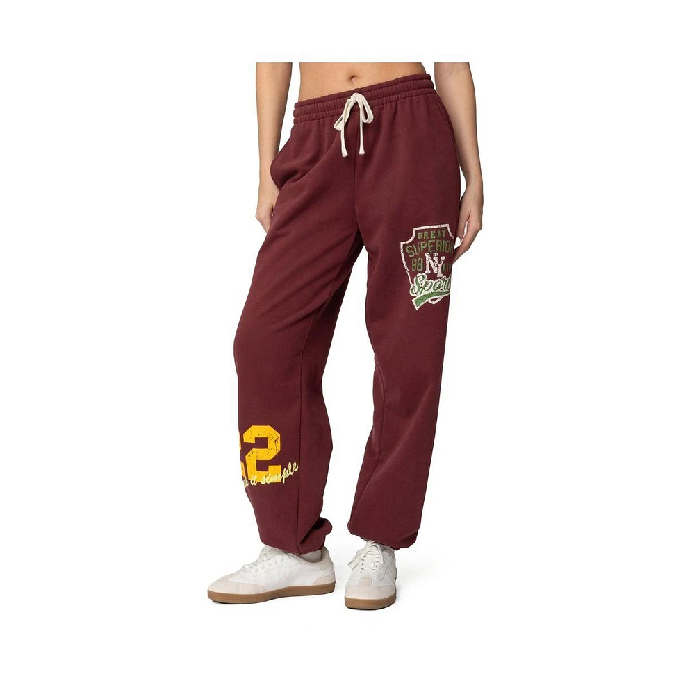 Edikted Women's Bramty Oversized Sweatpants