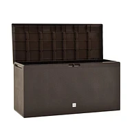 Patio Storage Box Brown 44.9"x18.5"x23.6"