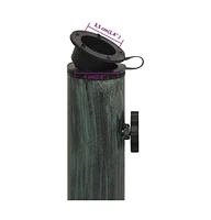 Umbrella Base Green 17.3"x17.3"x12.2" Cast Iron