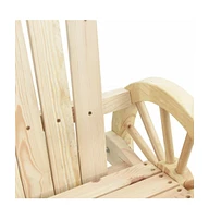 vidaXL Patio Adirondack Chair Solid Wood Fir