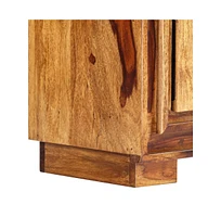 Tv Stand 46.5"x11.8"x15.7" Solid Wood Sheesham