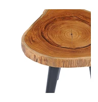 Coffee Table 15.7"x17.7" Solid Teak