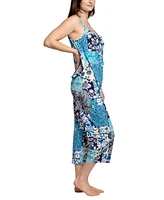 Linea Donatella Women's Maliah Knit Cropped Pants Pajama Set