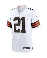 Nike Men's Denzel Ward White Cleveland Browns Game Jersey