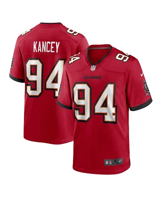 Nike Men's Calijah Kancey Red Tampa Bay Buccaneers Game Jersey