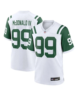 Nike Men's Will McDonald Iv White New York Jets Classic Alternate Game Jersey