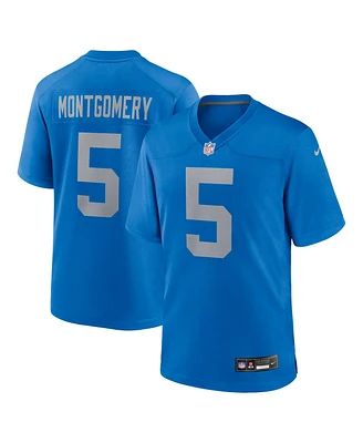 Nike Men's David Montgomery Blue Detroit Lions Alternate Game Jersey