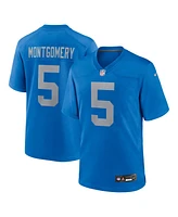 Nike Men's David Montgomery Blue Detroit Lions Alternate Game Jersey