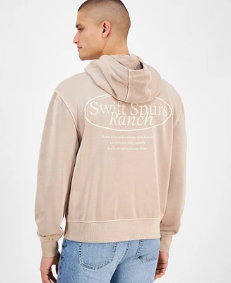 Sun + Stone Men's Solid Hoodie, Exclusively at Macy's