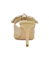 Nine West Women's Demmure Bow Strap Slip-On Stiletto Pumps