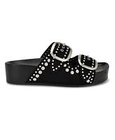 Nine West Women's Flinne Casual Dual Buckle Sandals