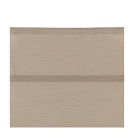 vidaXL Sun Lounger Textilene and Aluminum Cream