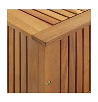 Patio Storage Box 35.4"x19.7"x22.8" Solid Wood Acacia