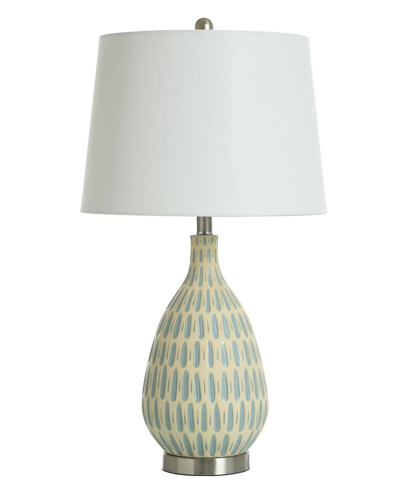 StyleCraft Home Collection 28" Metal Marissa Table Lamp