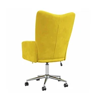 Relaxing Chair Mustard Yellow Velvet