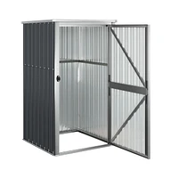 Garden Tool Shed Anthracite 34.6"x35"x63.4" Galvanized Steel