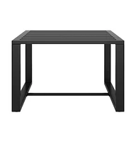 vidaXL 3 Piece Patio Sofa Set with Cushions Aluminum Anthracite