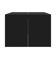 vidaXL Coffee Table Black 40.2"x19.7"x14.2" Engineered Wood