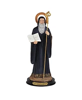 Fc Design "2-pc Set" 12"H St Saint San Benito Abad Statue Holy Figurine Statue Ornament Home Room Office Decor and Perfect Ideas for Housewarming, Hol