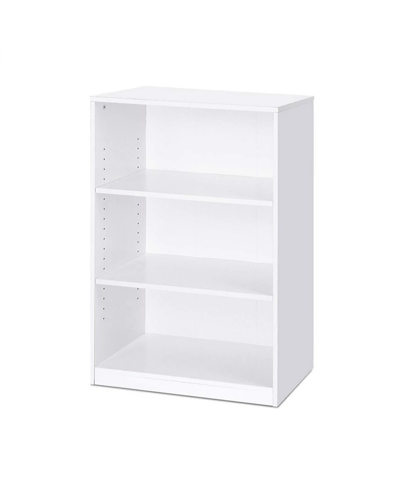 Slickblue Modern 3-Shelf Bookcase for Stylish Storage and Organization