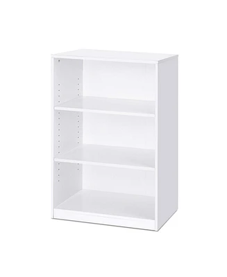 Slickblue Modern 3-Shelf Bookcase for Stylish Storage and Organization