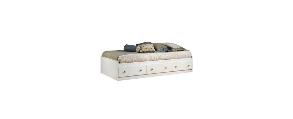 Slickblue Maple Platform Bed with 2 Storage Drawers for Bedroom Organization