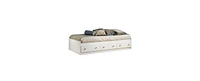 Slickblue Maple Platform Bed with 2 Storage Drawers for Bedroom Organization