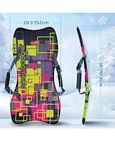 Wham-o Snowboogie 36" Single Rider Snow Sled with Adjustable Handles Straps