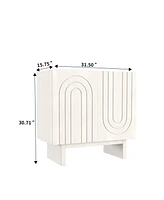 Boyel Living 31.5'' Small Dining Room Cabinet with Mdf Legs