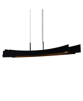 Cwi Lighting 10" Metal Candora Integrated Led Island Pool Table Light