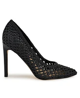 Nine West Women's Tatiana Woven Stiletto Pointy Toe Dress Pumps