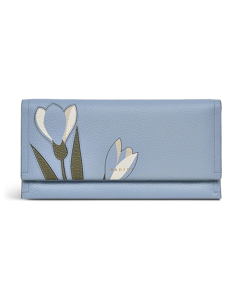 Radley London Oak Street Snowdrops Flapover Wallet