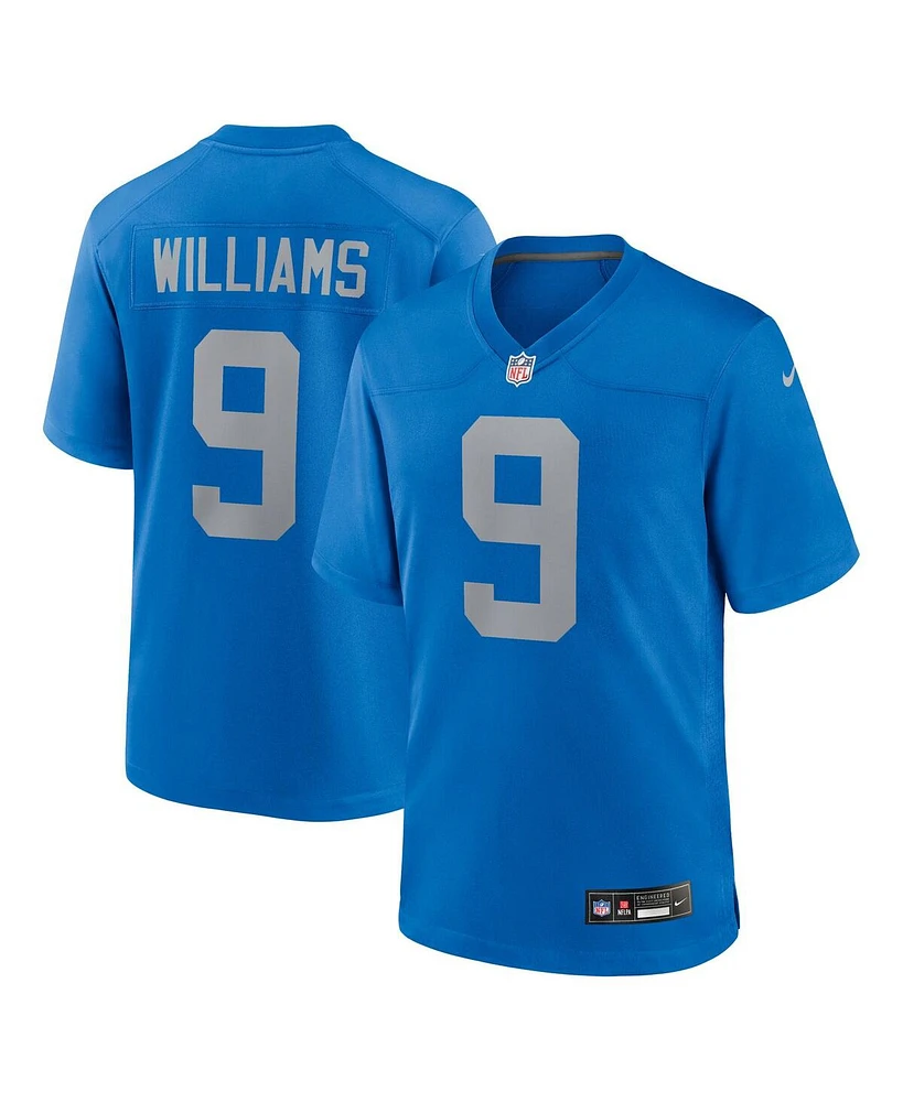 Nike Men's Jameson Williams Blue Detroit Lions Alternate Game Jersey