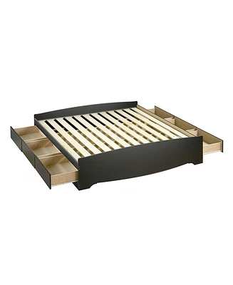 Slickblue Platform Bed Frame with Storage Drawers for Organized Bedroom Storage