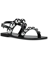 Jeffrey Campbell Gum-Drop Studded Flat Jelly Sandals