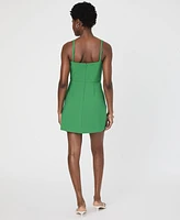 French Connection Women's Whisper Foldover Mini Dress