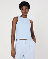 French Connection Women's Birdie Bow-Back Swing Top