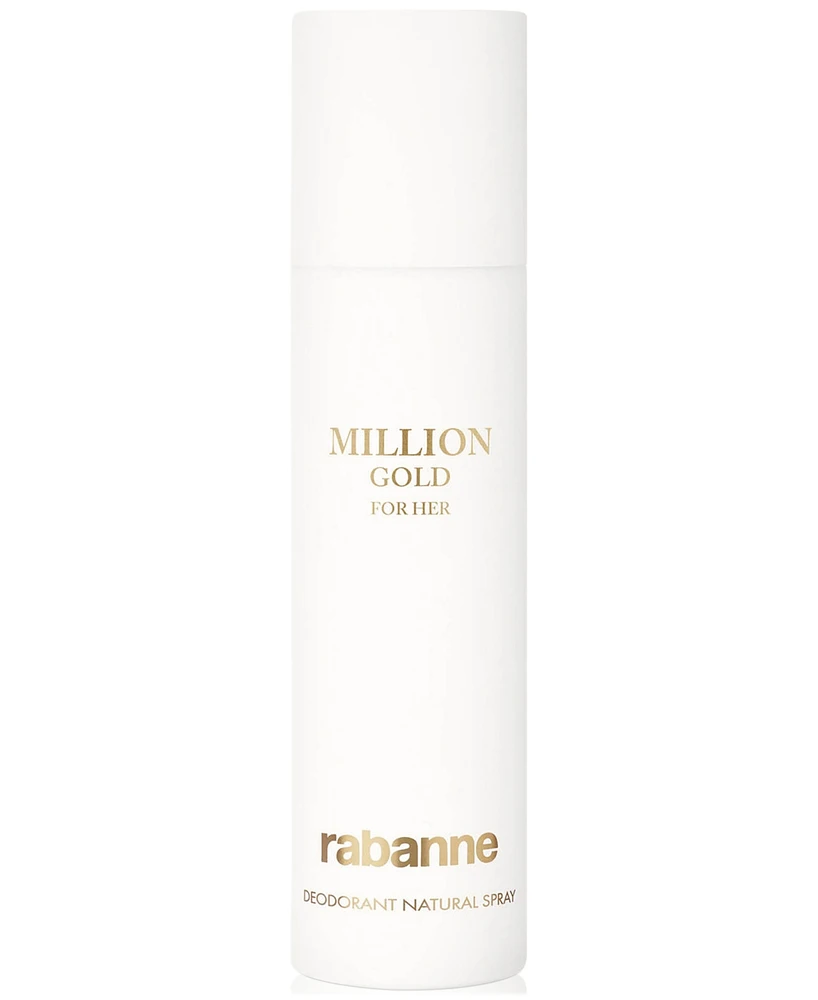 Rabanne Million Gold For Her Deodorant Spray, 5.1 oz.