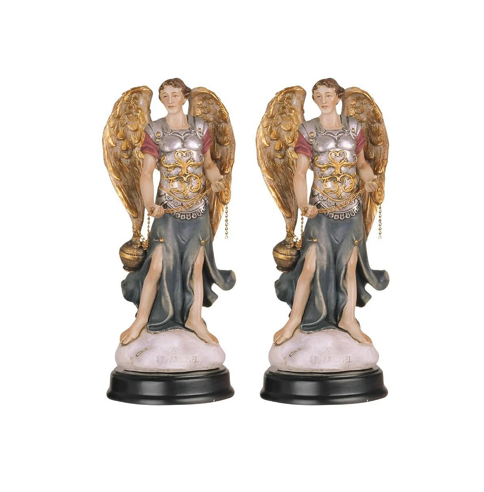 Fc Design "2-pc Set" 5"H Archangel Sealtiel Statue Angel of Prayer Holy Figurine Statue Ornament Home Room Office Decor and Perfect Ideas for Housewar