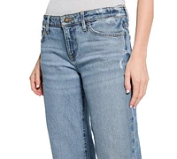 Guess Women's Low-Rise Slouchy-Fit Wide-Leg Jeans