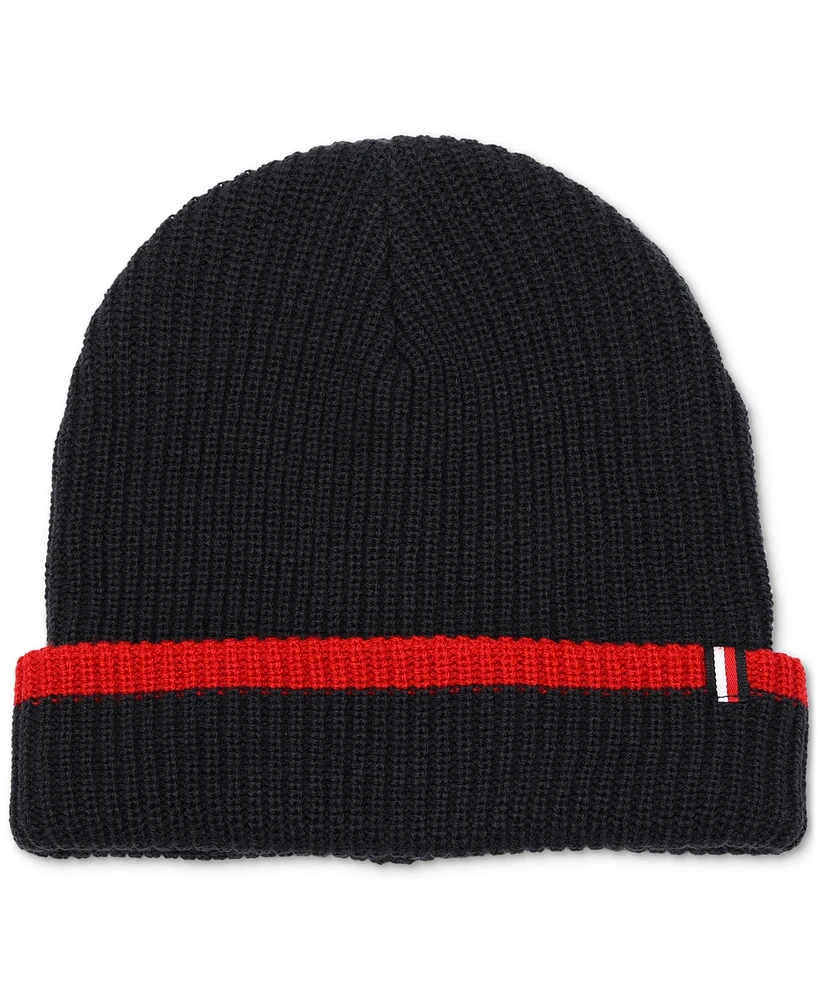 Tommy Hilfiger Men's Tipped Ribbed-Knit Beanie