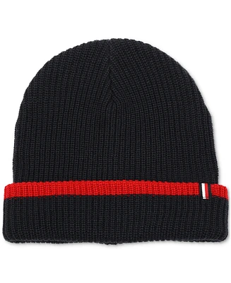 Tommy Hilfiger Men's Tipped Ribbed-Knit Beanie