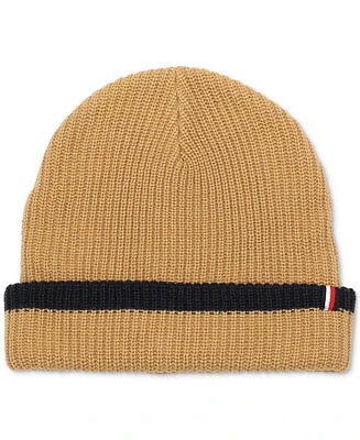 Tommy Hilfiger Men's Tipped Ribbed-Knit Beanie