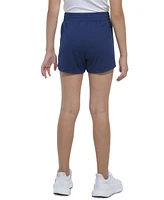 adidas Big Girls Elastic-Waistband Gradient 3-Stipe Pacer Mesh Shorts