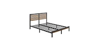 Slickblue Eco-Friendly Platform Bed Frame for Sustainable Bedroom Living
