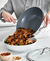 GreenPan Valencia Pro Stainless Steel 12" Wok with Lid