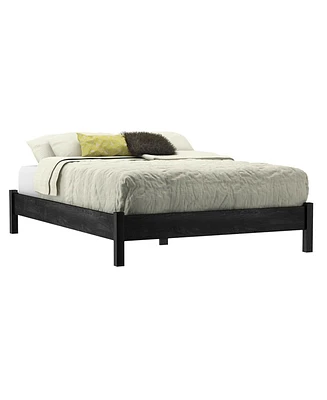 Slickblue Modern Wood Finish Contemporary Platform Bed for Stylish Bedrooms