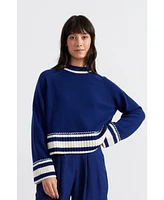 Chinti and Parker Women's & Guernsey Wool Cashmere Sweater